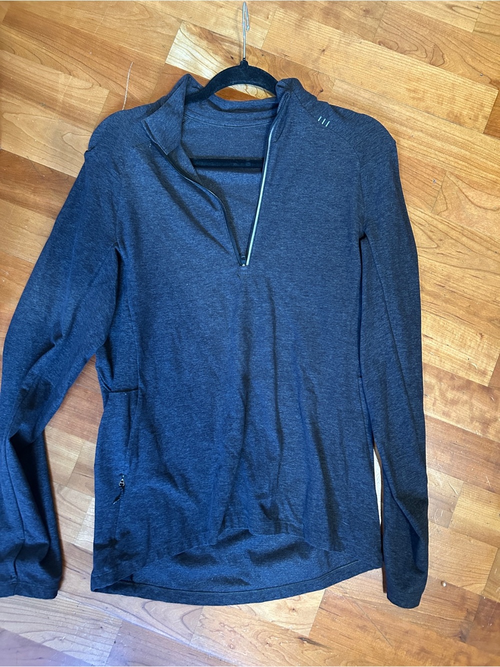 lululemon athletica Men's Half-Zip Sweater - Charcoal Gray